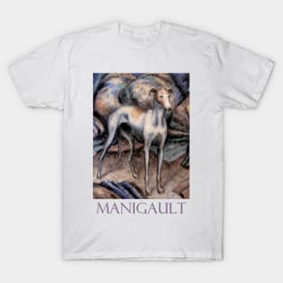 The Greyhound  or Whippet by Edward Middleton Manigault T-Shirt